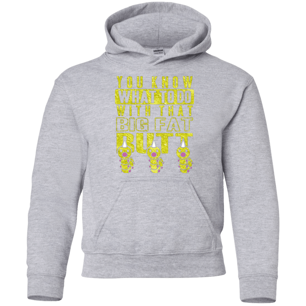Sweatshirts Sport Grey / YS Wiggle Wiggle Youth Hoodie