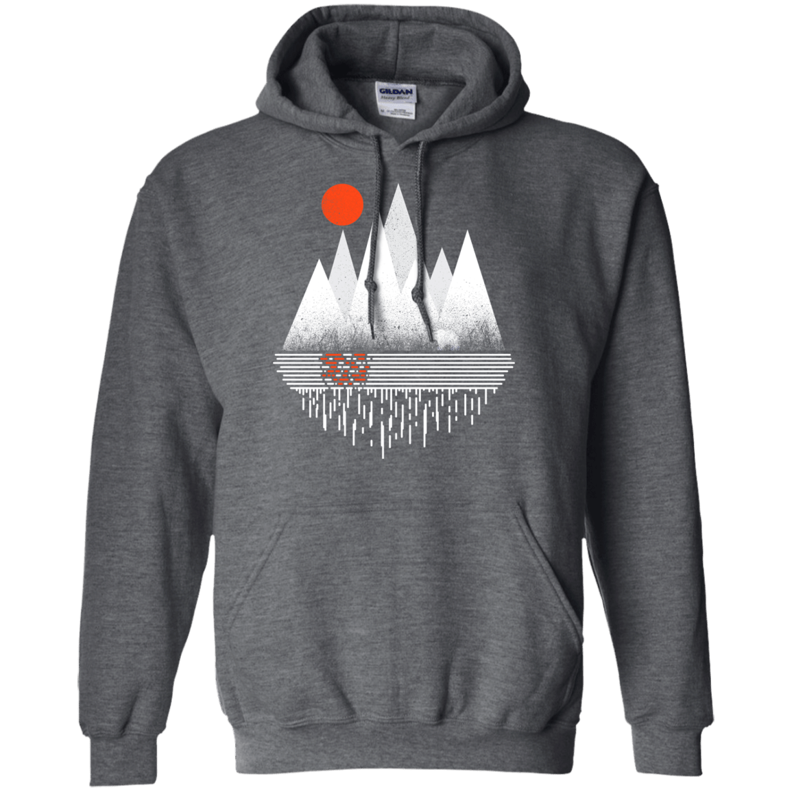 Sweatshirts Dark Heather / S Wild Bear Pullover Hoodie