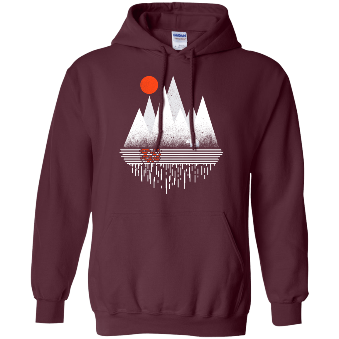Sweatshirts Maroon / S Wild Bear Pullover Hoodie