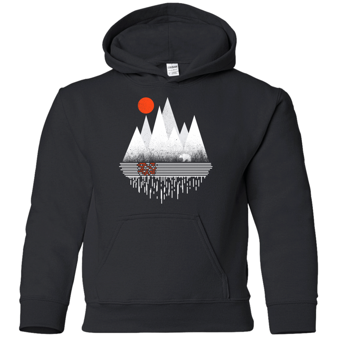 Sweatshirts Black / YS Wild Bear Youth Hoodie