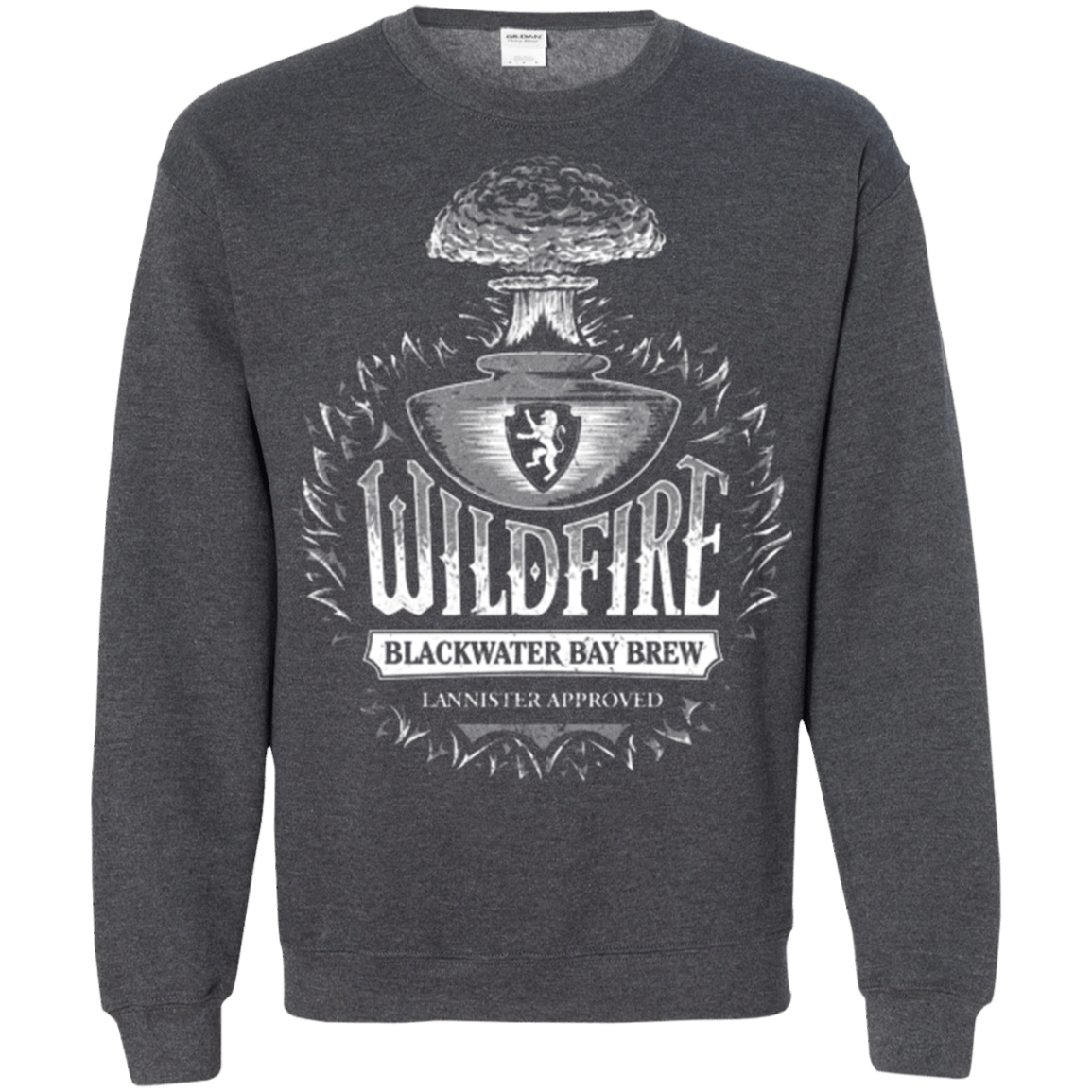 Sweatshirts Dark Heather / Small Wildfire Crewneck Sweatshirt