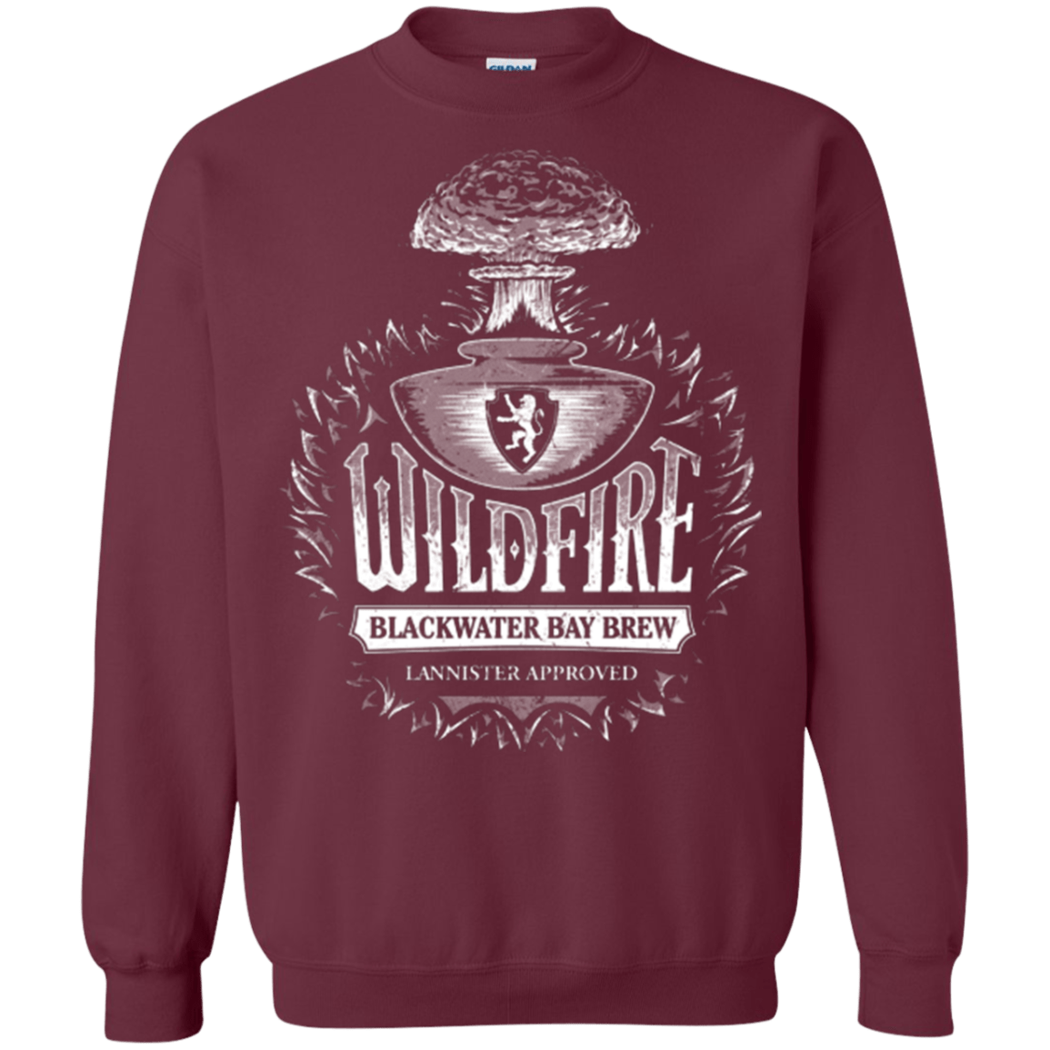 Sweatshirts Maroon / Small Wildfire Crewneck Sweatshirt
