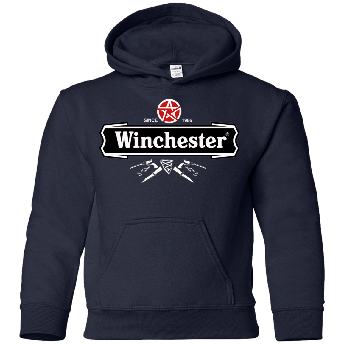 Sweatshirts Navy / YS Winchester Beer Youth Hoodie