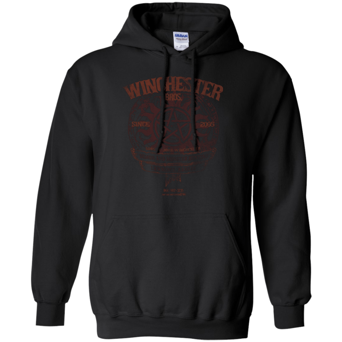 Sweatshirts Black / Small Winchester Bros Pullover Hoodie