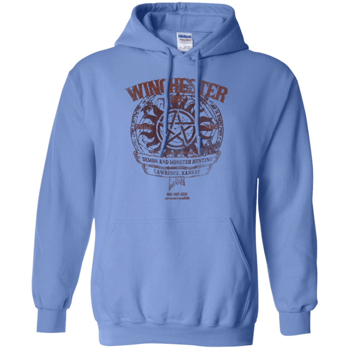 Sweatshirts Carolina Blue / Small Winchester Bros Pullover Hoodie