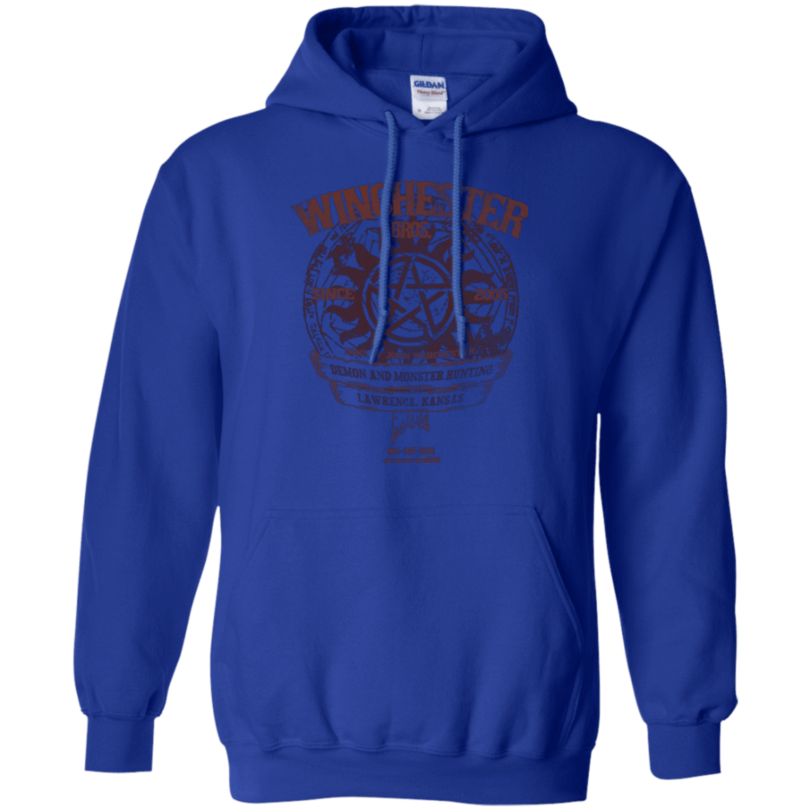 Sweatshirts Royal / Small Winchester Bros Pullover Hoodie