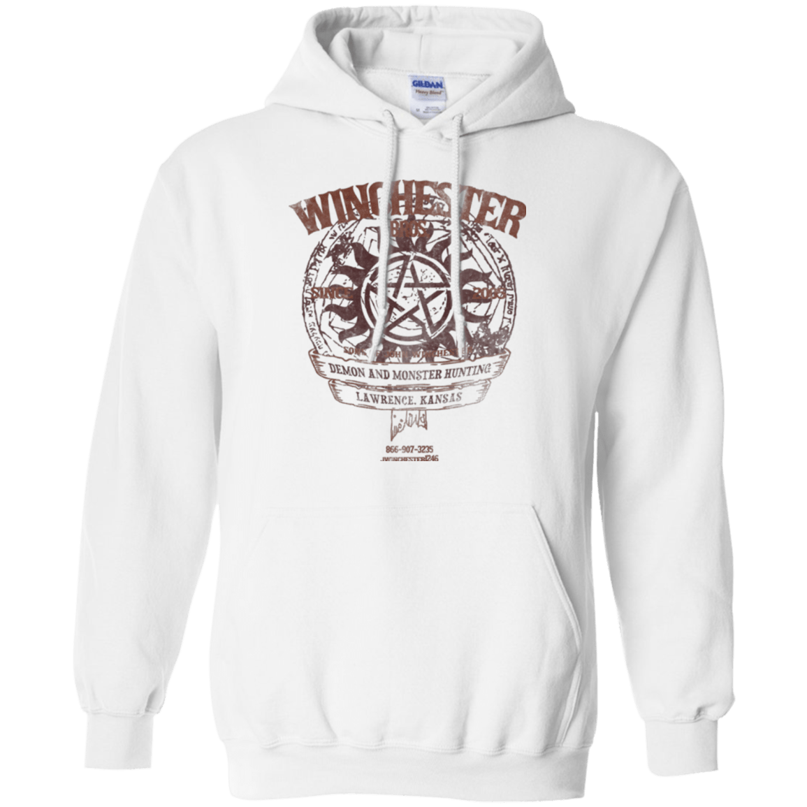 Sweatshirts White / Small Winchester Bros Pullover Hoodie