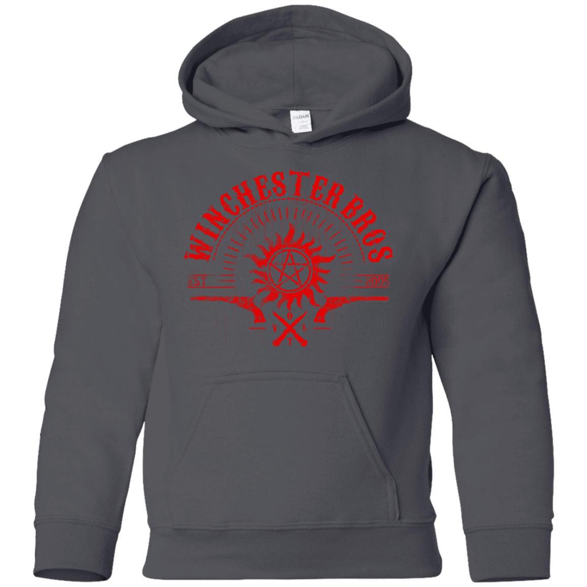 Sweatshirts Charcoal / YS Winchester bros Youth Hoodie