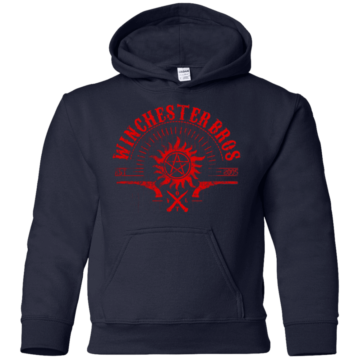 Sweatshirts Navy / YS Winchester bros Youth Hoodie