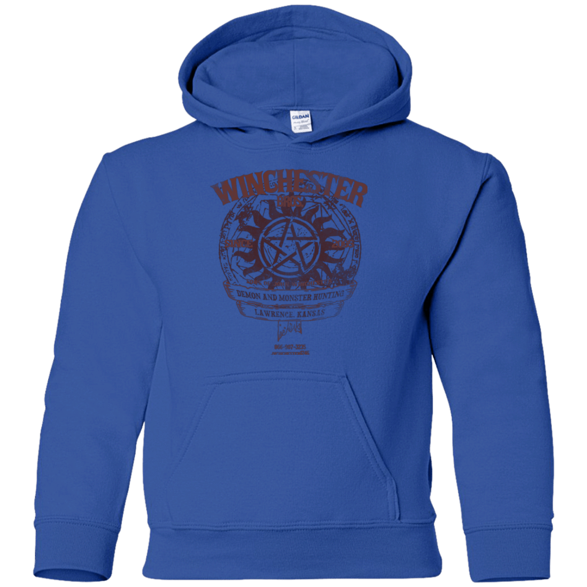 Sweatshirts Royal / YS Winchester Bros Youth Hoodie