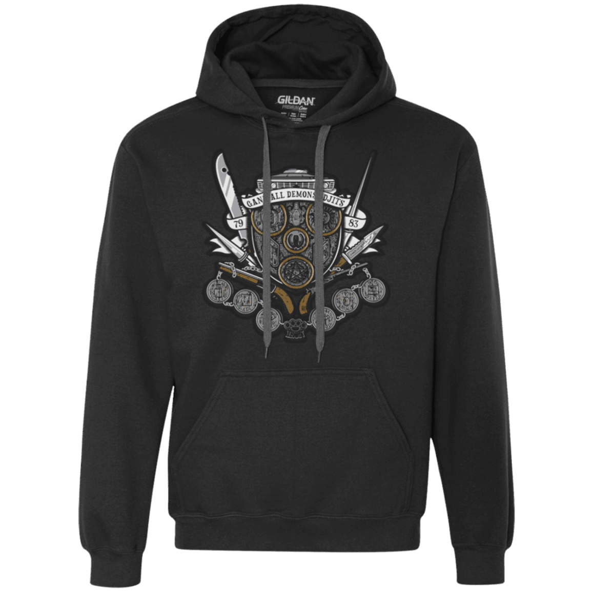 Sweatshirts Black / Small Winchester's Crest Premium Fleece Hoodie