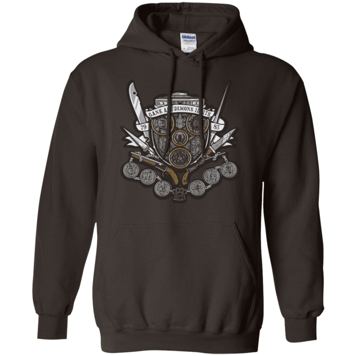 Sweatshirts Dark Chocolate / Small Winchester's Crest Pullover Hoodie