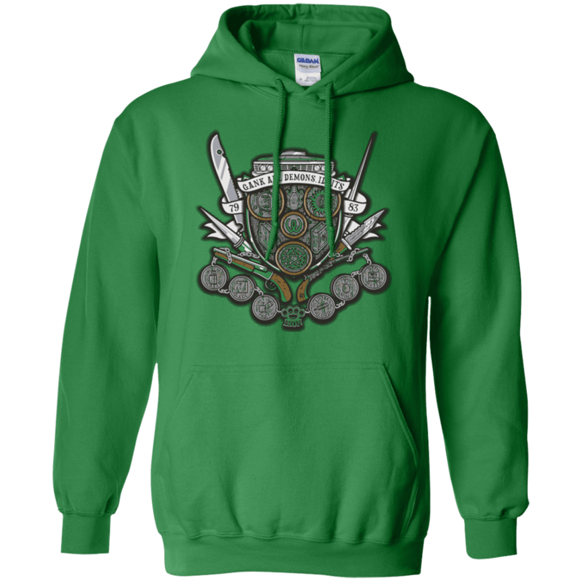 Sweatshirts Irish Green / Small Winchester's Crest Pullover Hoodie