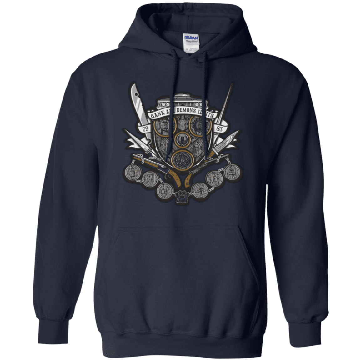 Sweatshirts Navy / Small Winchester's Crest Pullover Hoodie