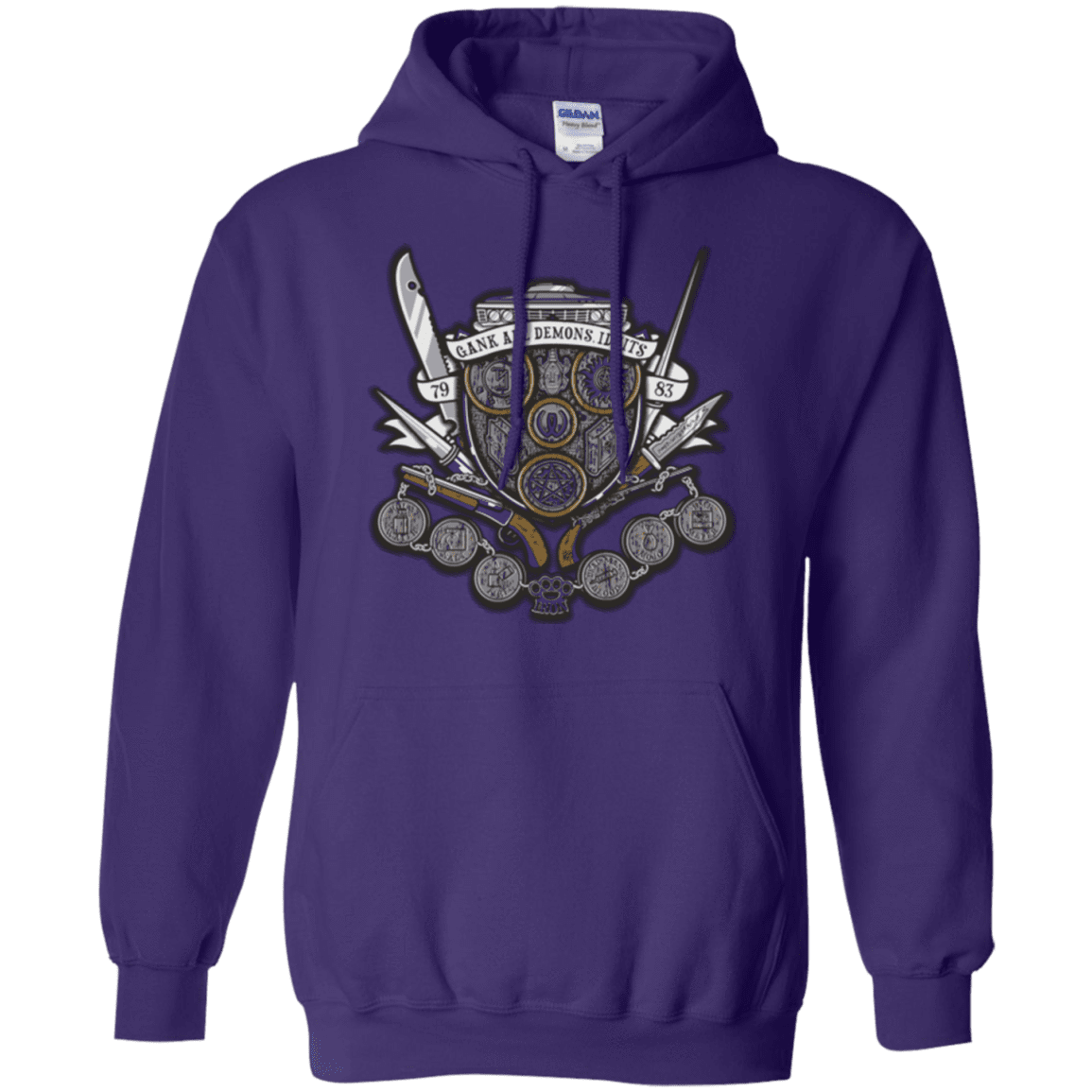 Sweatshirts Purple / Small Winchester's Crest Pullover Hoodie
