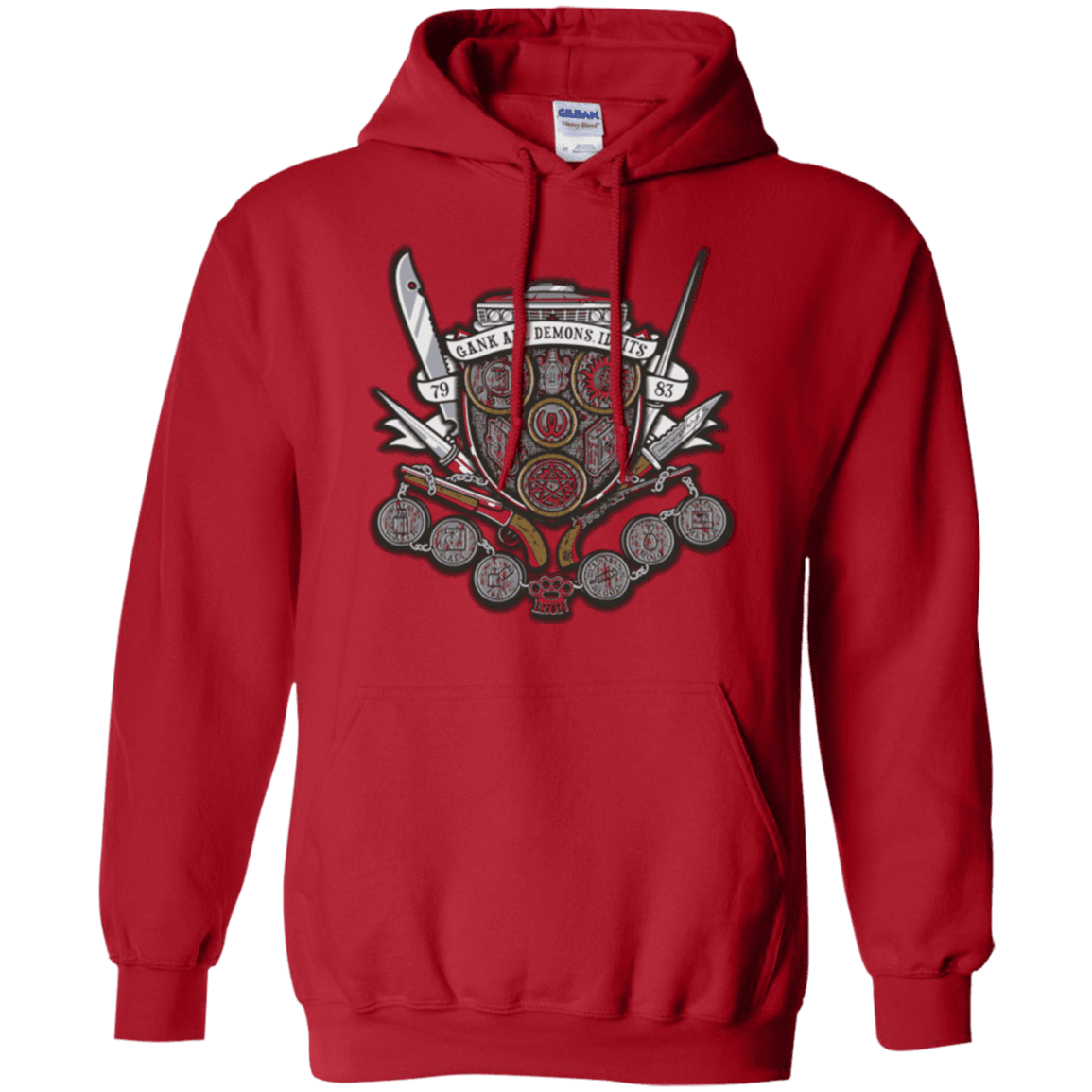 Sweatshirts Red / Small Winchester's Crest Pullover Hoodie