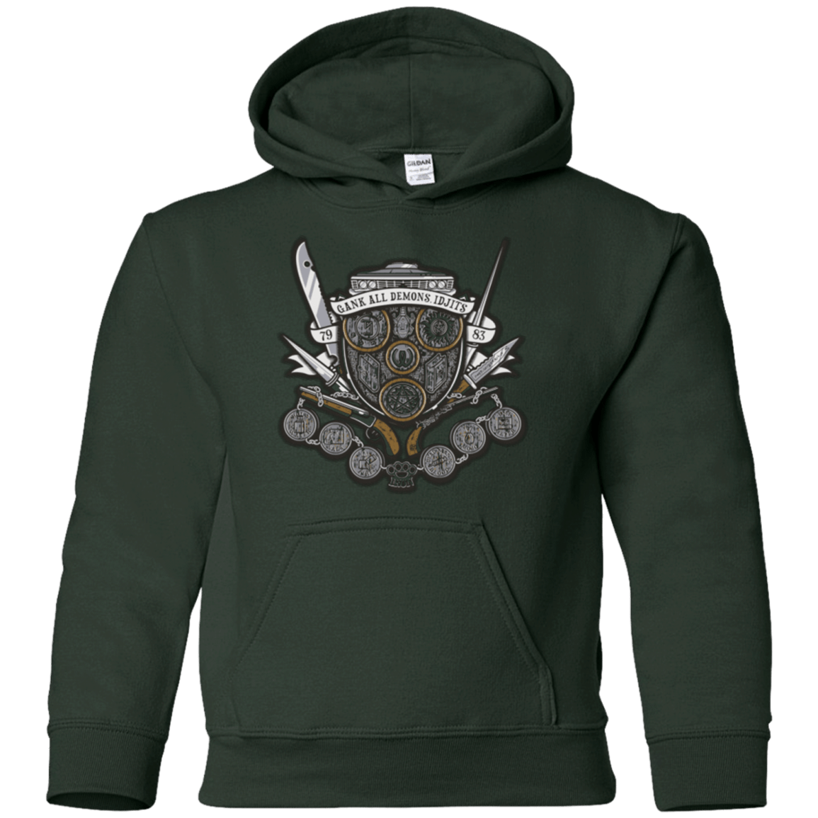 Sweatshirts Forest Green / YS Winchester's Crest Youth Hoodie