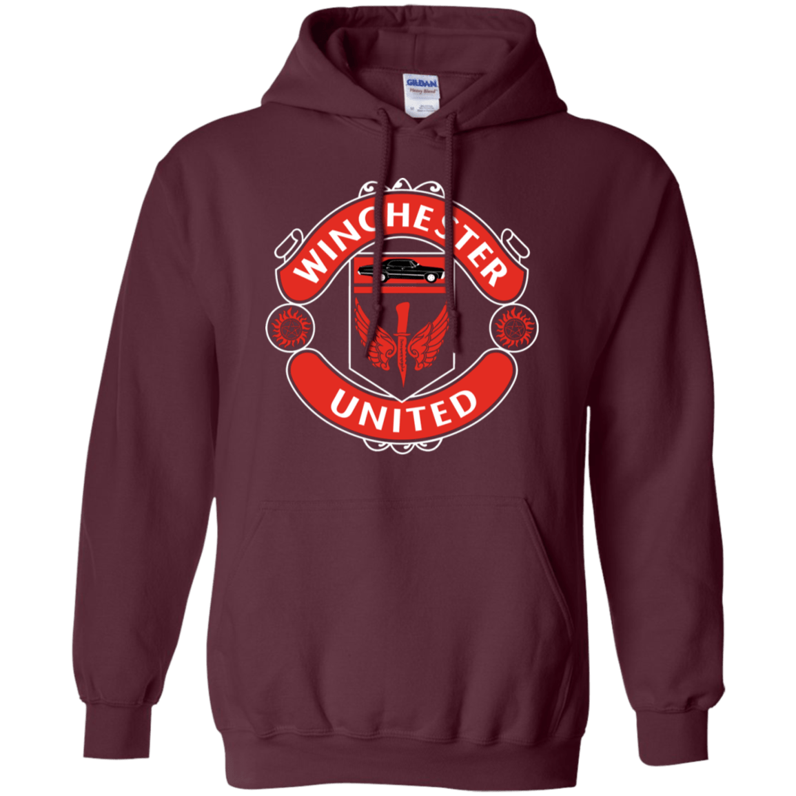 Sweatshirts Maroon / S Winchester United Pullover Hoodie