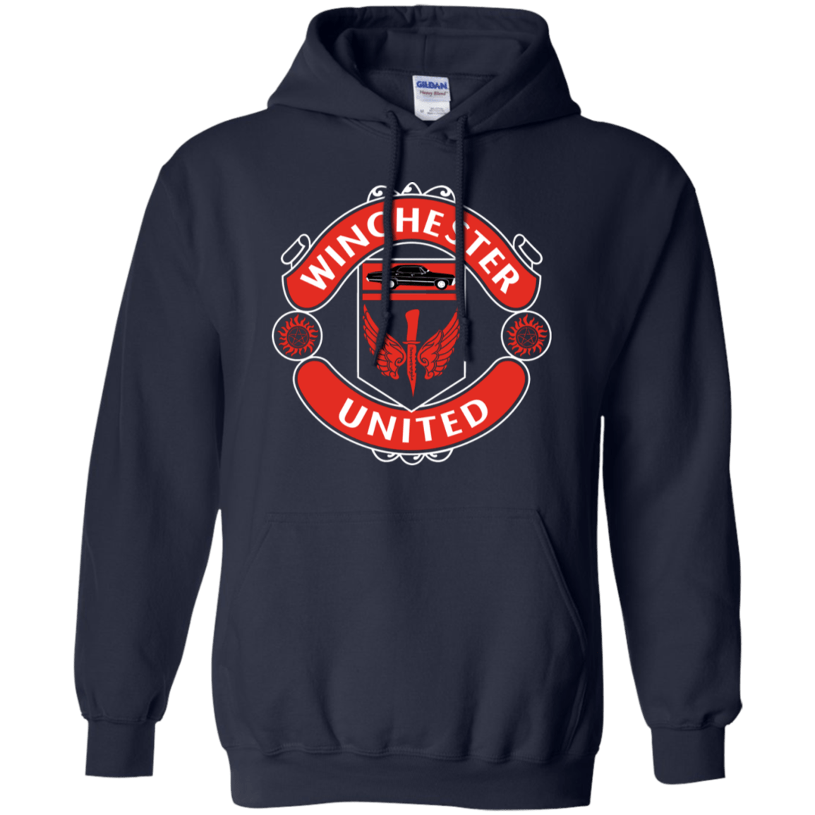 Sweatshirts Navy / S Winchester United Pullover Hoodie
