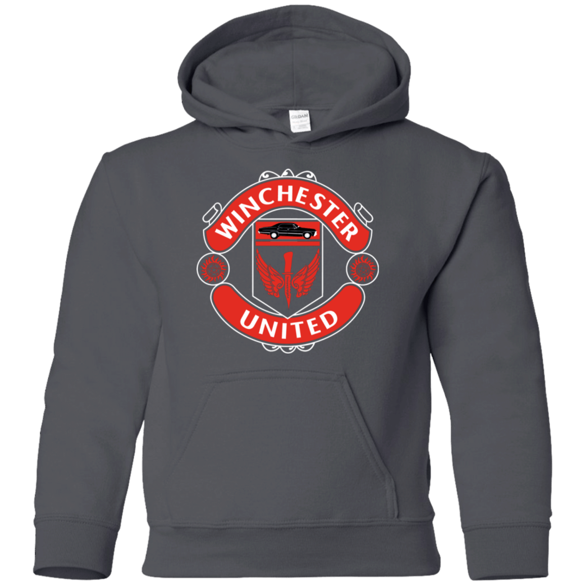 Sweatshirts Charcoal / YS Winchester United Youth Hoodie
