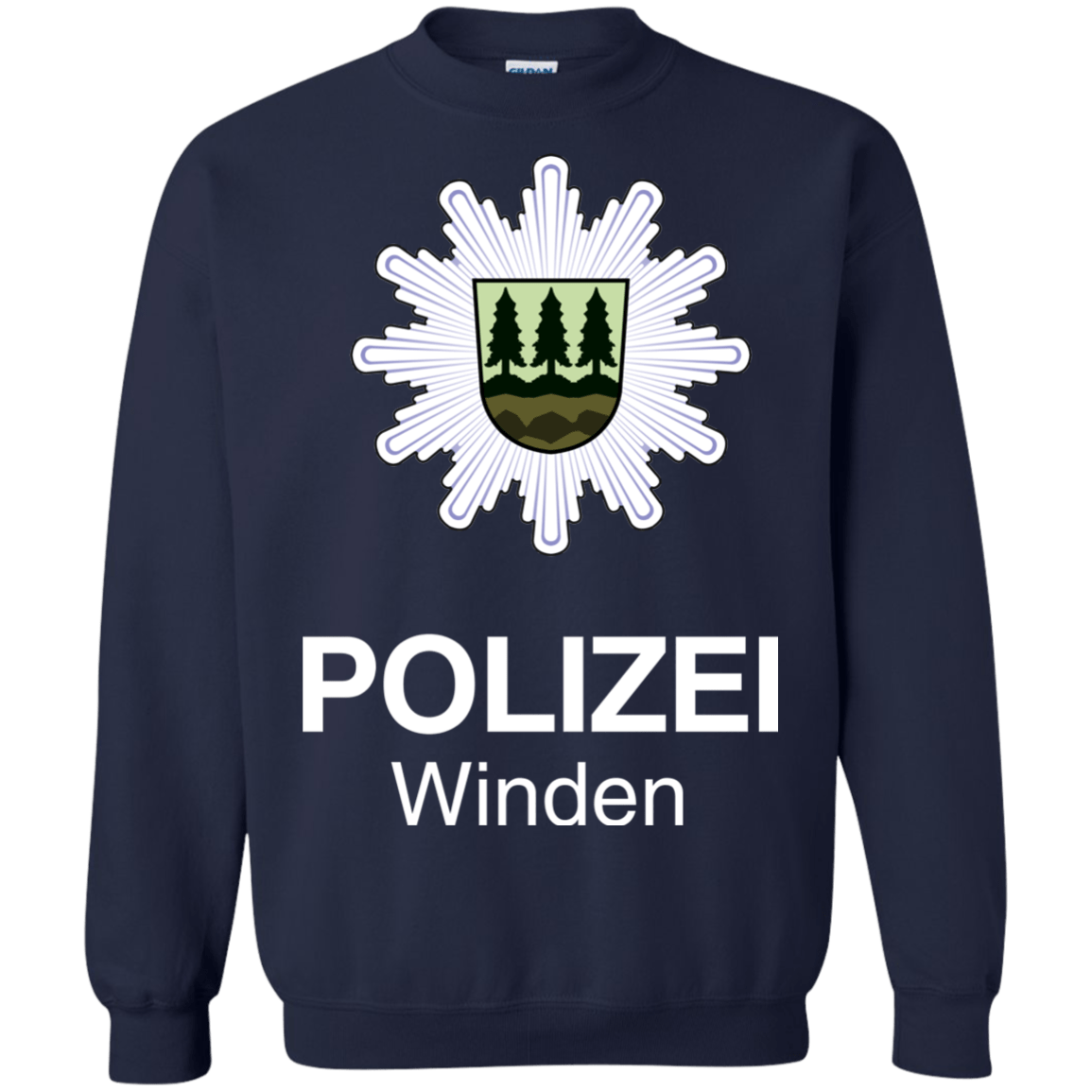 Sweatshirts Navy / Small Winden Polizei Crewneck Sweatshirt