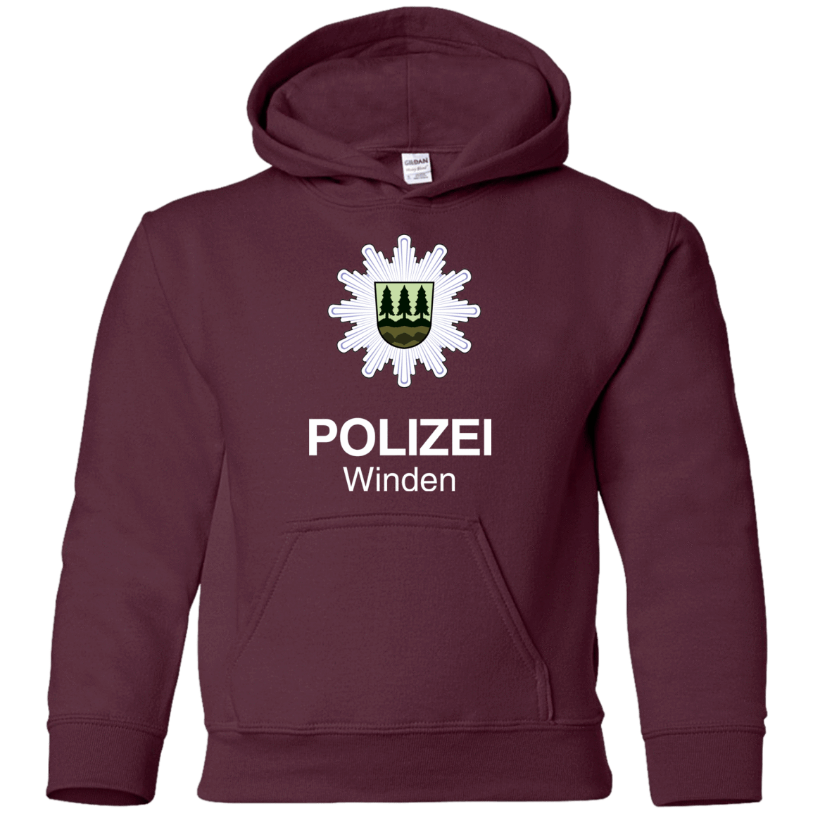 Sweatshirts Maroon / YS Winden Polizei Youth Hoodie