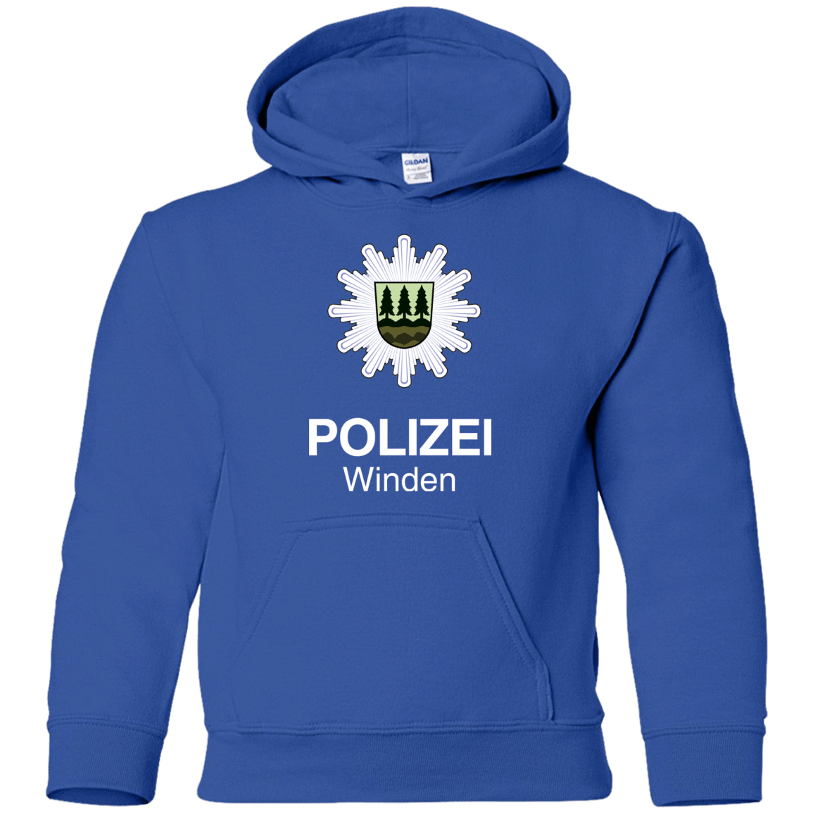 Sweatshirts Royal / YS Winden Polizei Youth Hoodie