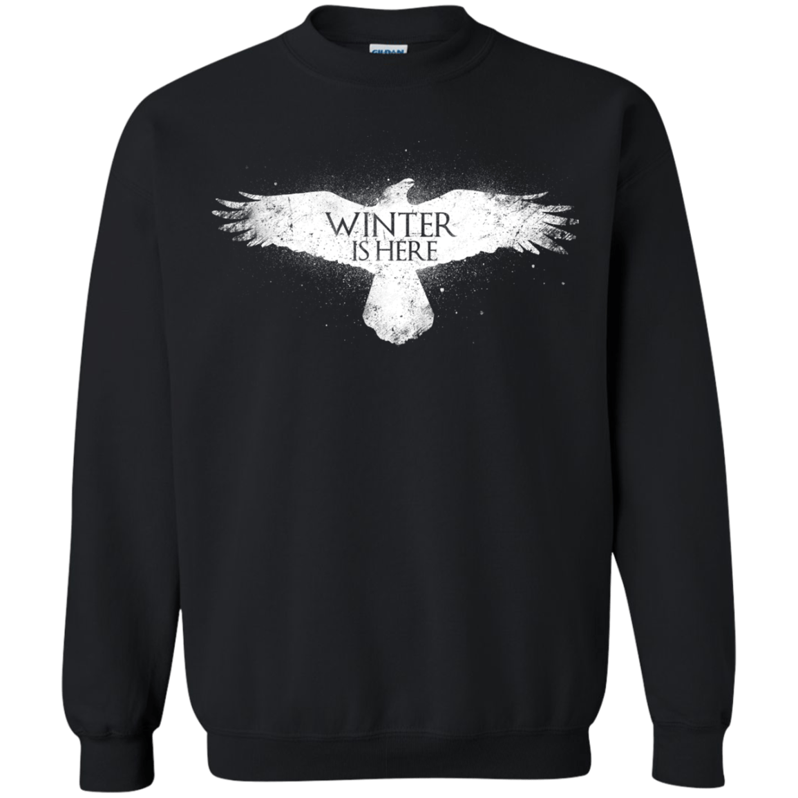 Sweatshirts Black / Small Winter is here Crewneck Sweatshirt