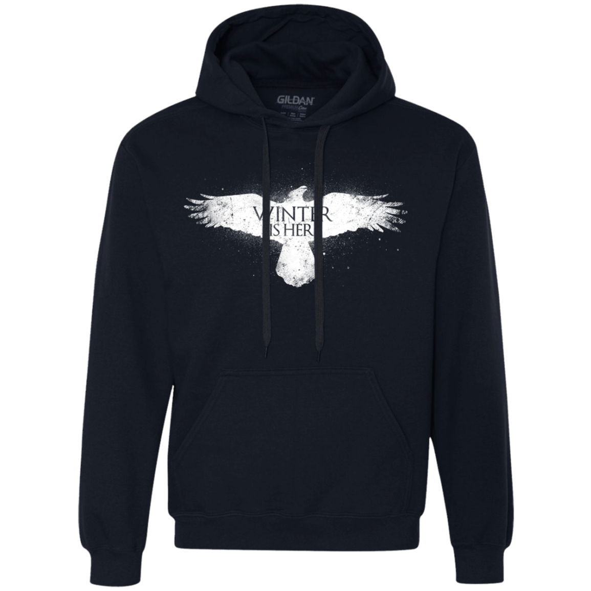 Sweatshirts Navy / Small Winter is here Premium Fleece Hoodie