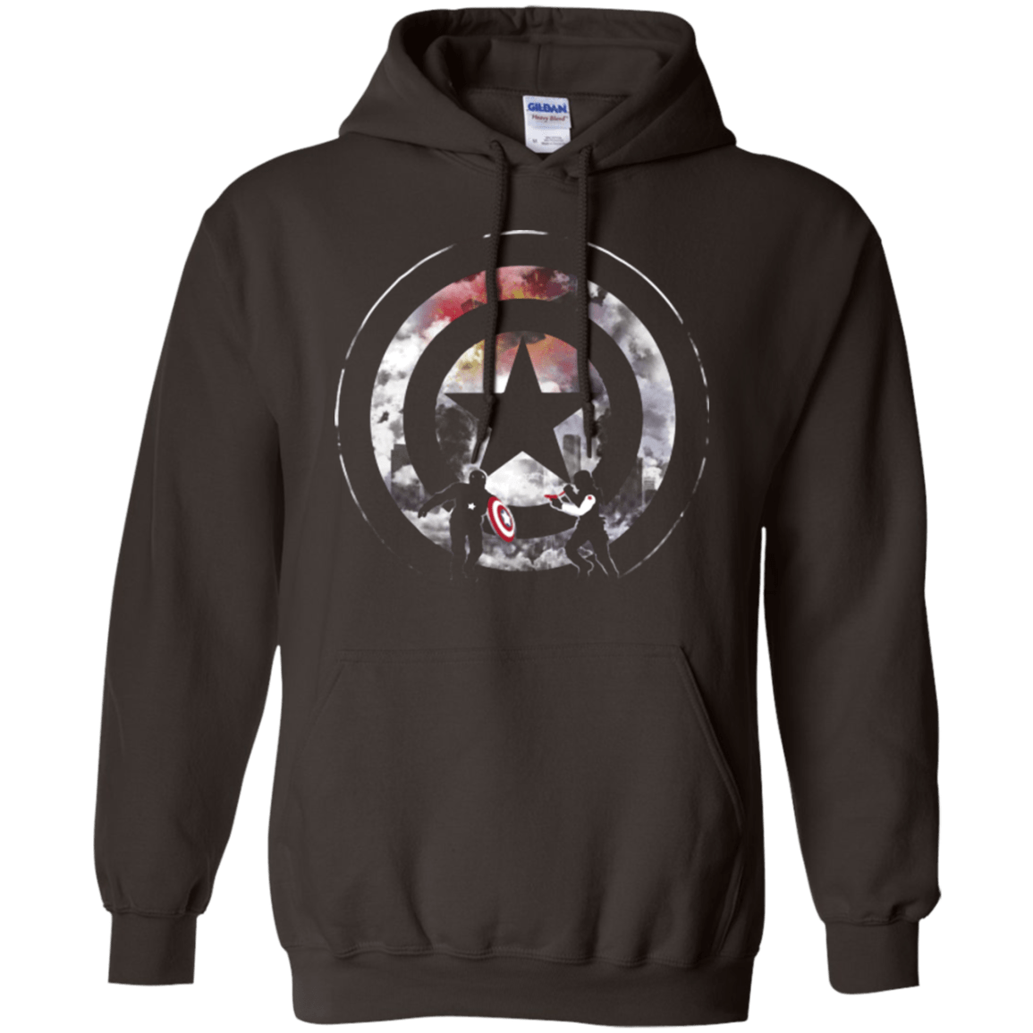 Sweatshirts Dark Chocolate / Small Winter VS America Pullover Hoodie