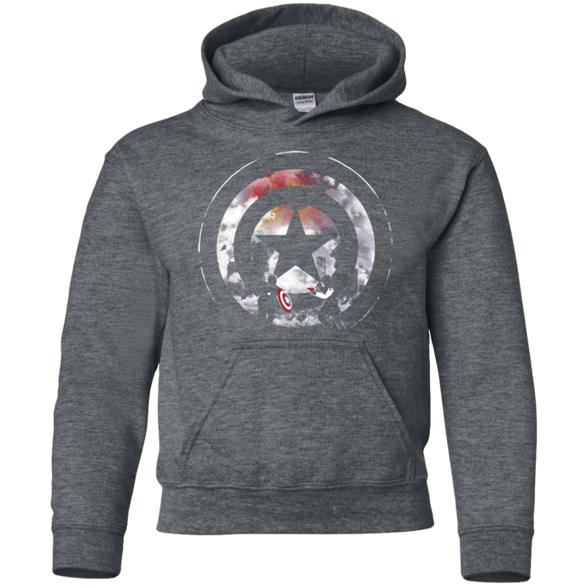 Sweatshirts Dark Heather / YS Winter VS America Youth Hoodie
