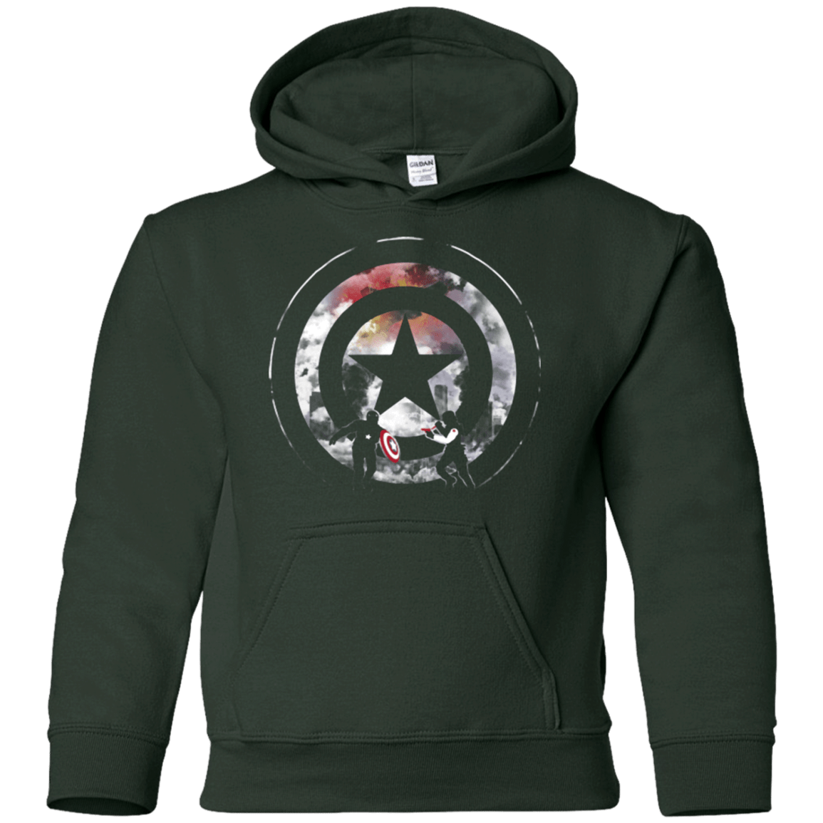 Sweatshirts Forest Green / YS Winter VS America Youth Hoodie