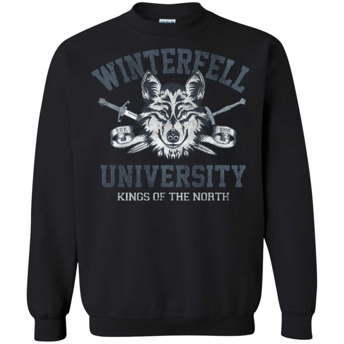 Sweatshirts Black / Small Winterfell U Crewneck Sweatshirt