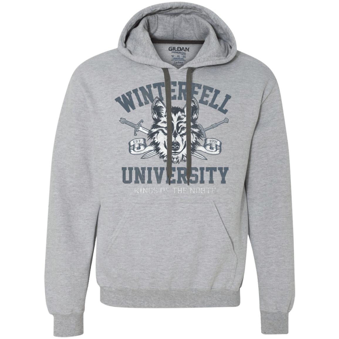 Sweatshirts Sport Grey / Small Winterfell U Premium Fleece Hoodie