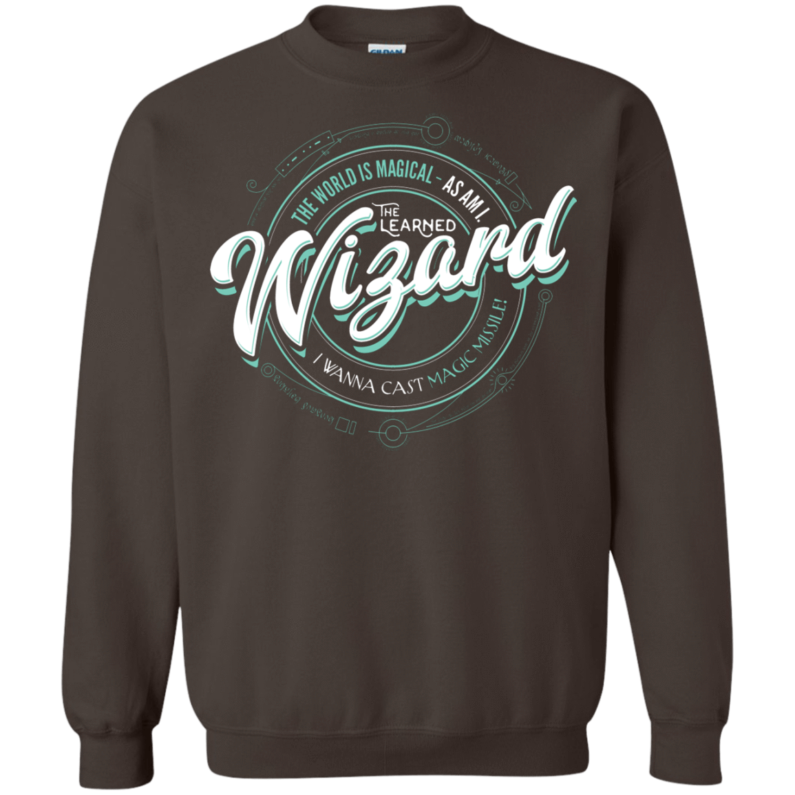 Sweatshirts Dark Chocolate / S Wizard Crewneck Sweatshirt