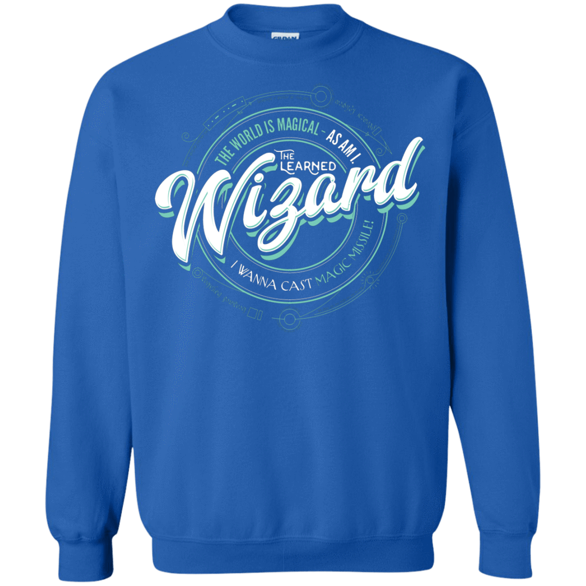 Sweatshirts Royal / S Wizard Crewneck Sweatshirt