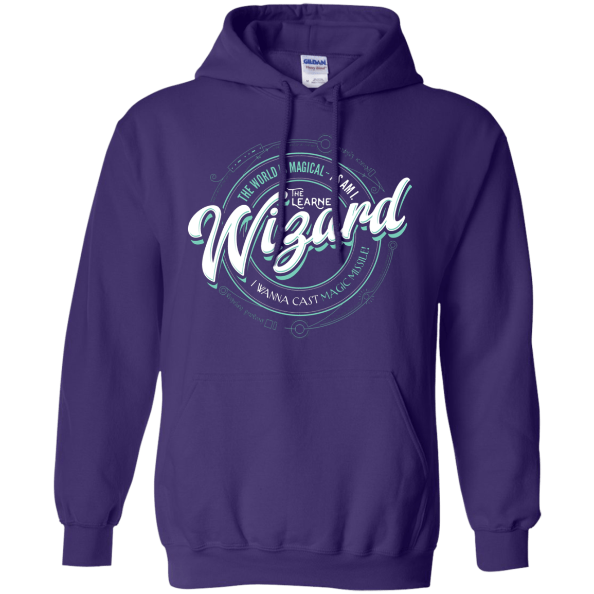 Sweatshirts Purple / S Wizard Pullover Hoodie