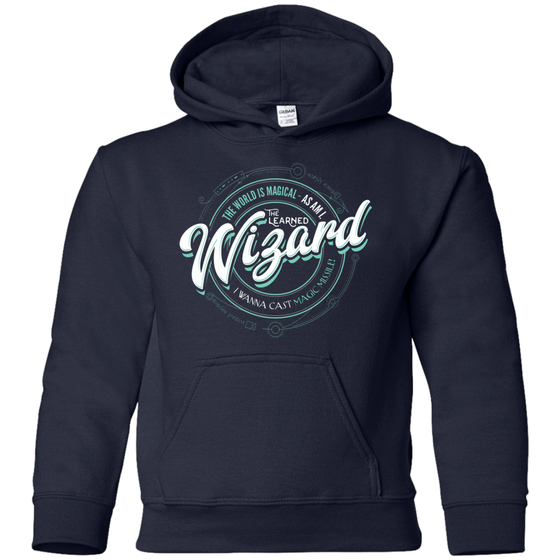 Sweatshirts Navy / YS Wizard Youth Hoodie