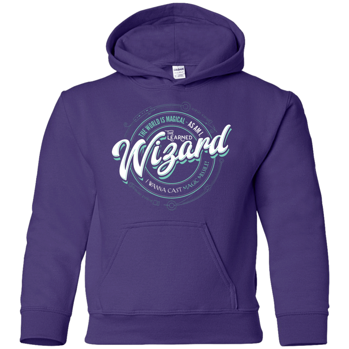 Sweatshirts Purple / YS Wizard Youth Hoodie