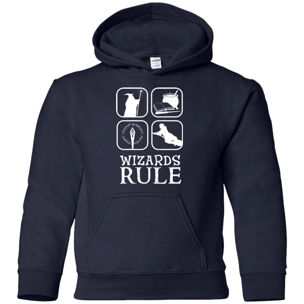Wizards Rule Youth Hoodie