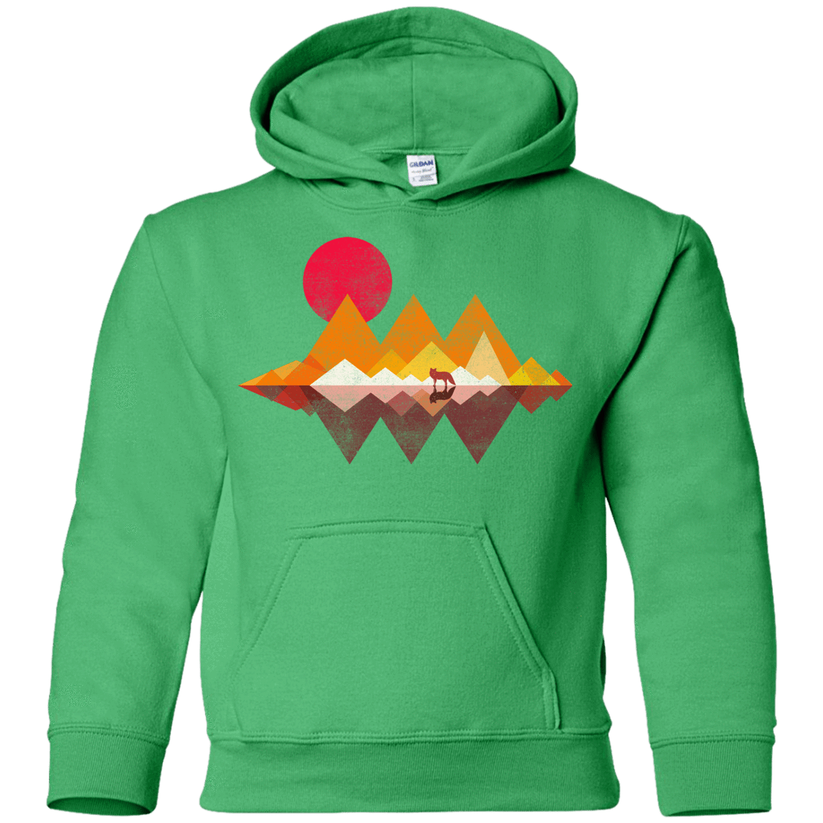 Sweatshirts Irish Green / YS Wolflands Youth Hoodie