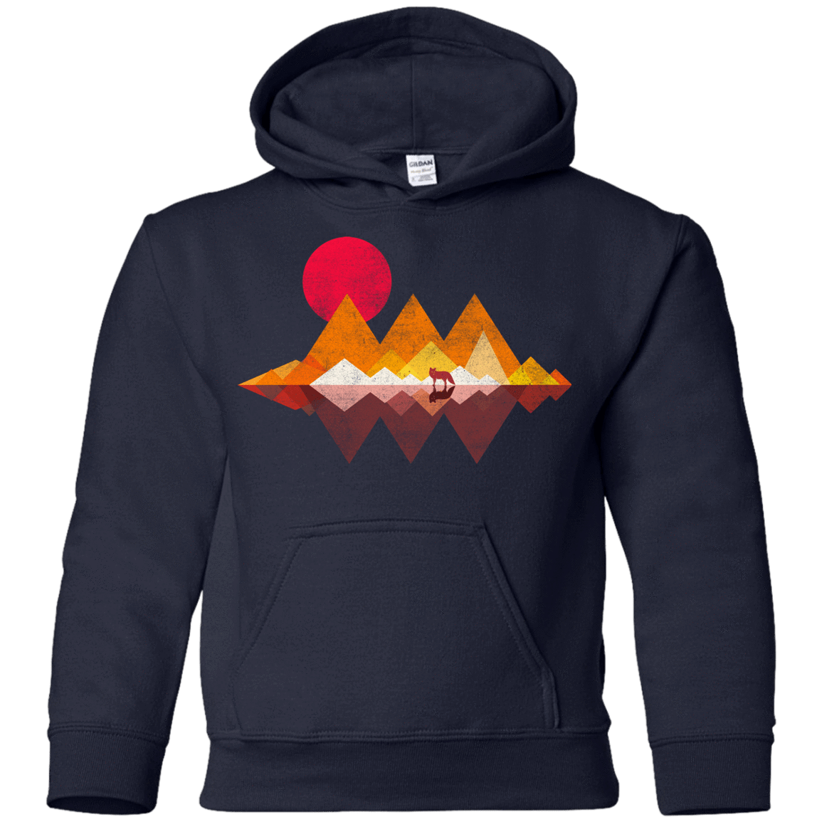 Sweatshirts Navy / YS Wolflands Youth Hoodie