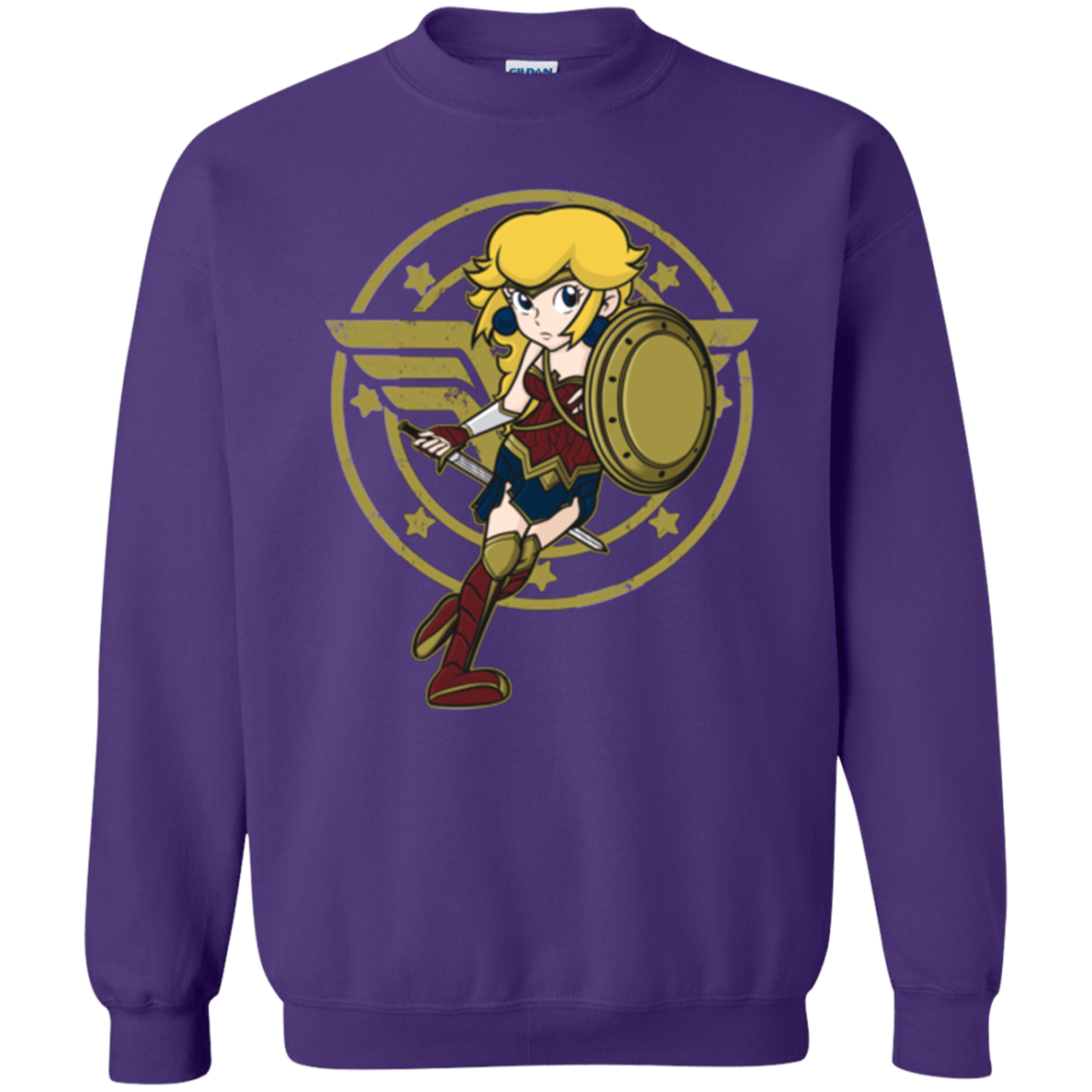 Sweatshirts Purple / Small Wonder Peach Crewneck Sweatshirt