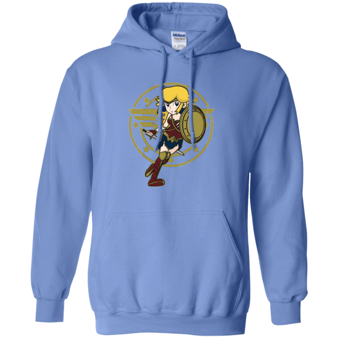 Sweatshirts Carolina Blue / Small Wonder Peach Pullover Hoodie