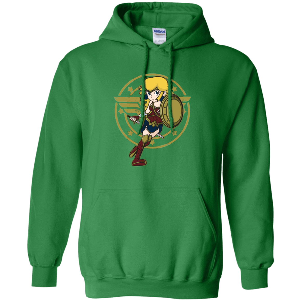 Sweatshirts Irish Green / Small Wonder Peach Pullover Hoodie