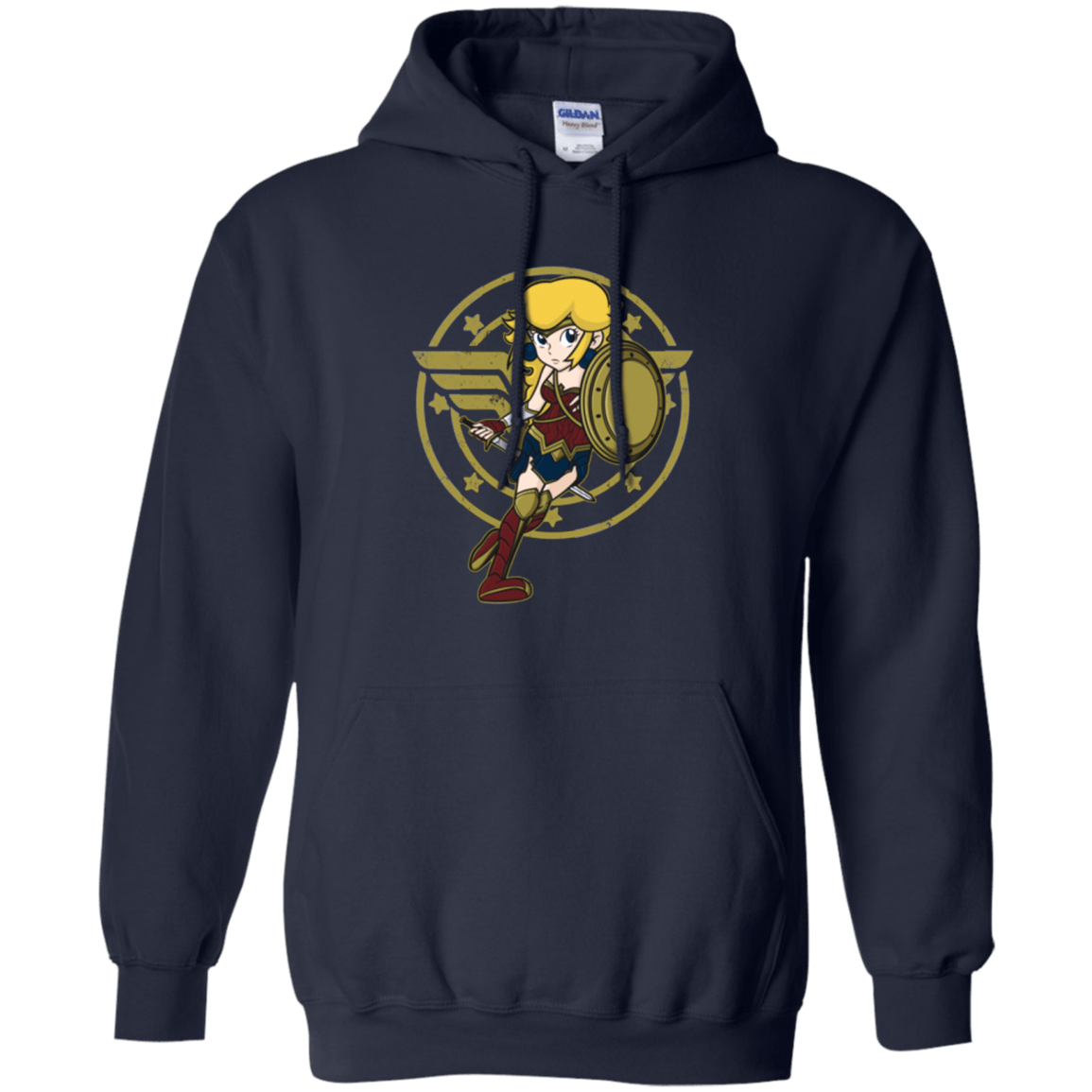 Sweatshirts Navy / Small Wonder Peach Pullover Hoodie