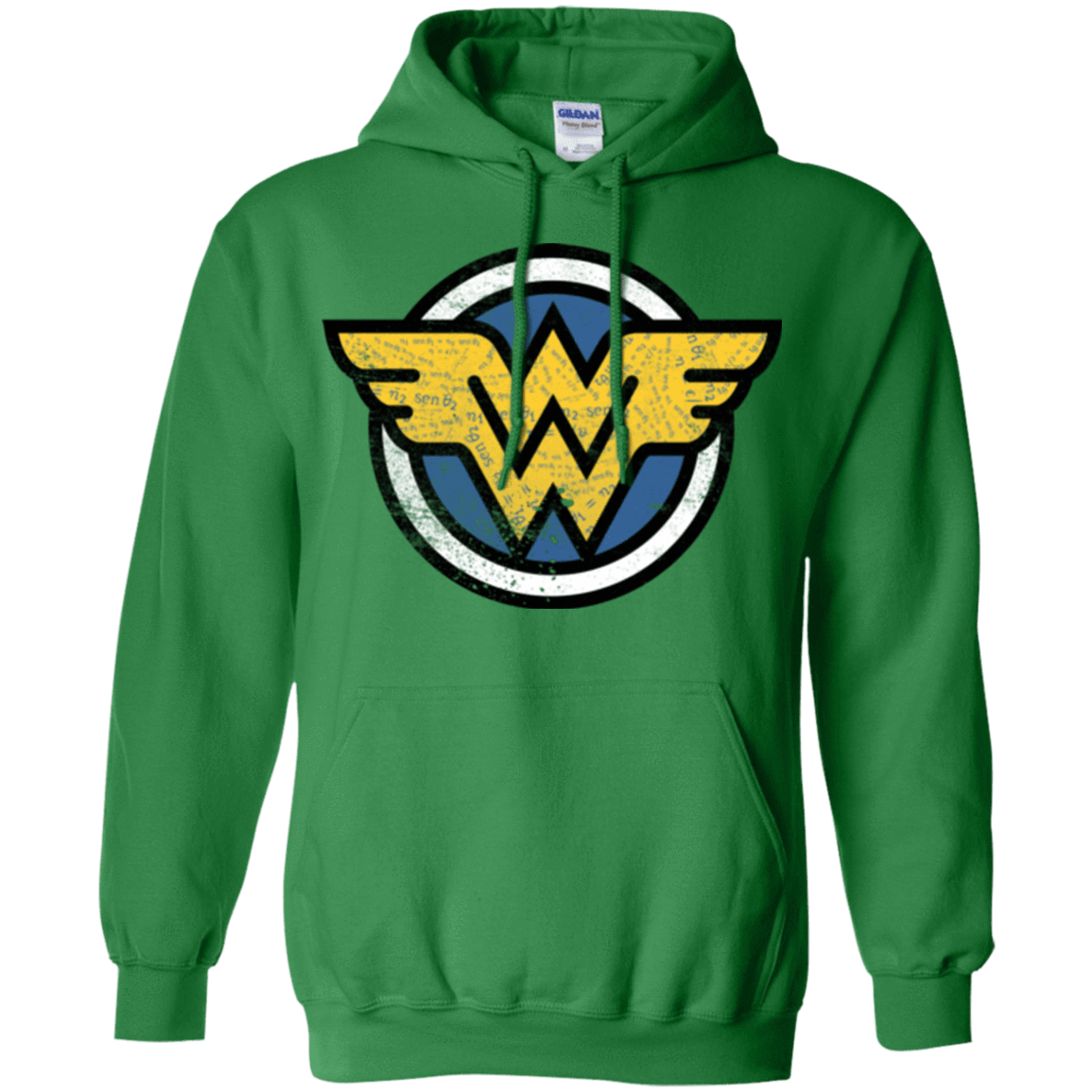 Sweatshirts Irish Green / Small WONDER WOMAN Pullover Hoodie