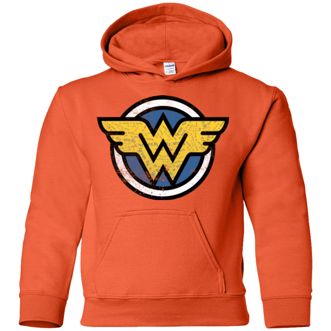 Sweatshirts Orange / YS WONDER WOMAN Youth Hoodie