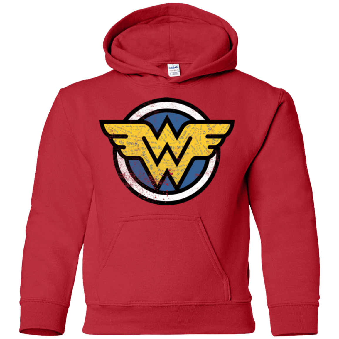 Sweatshirts Red / YS WONDER WOMAN Youth Hoodie