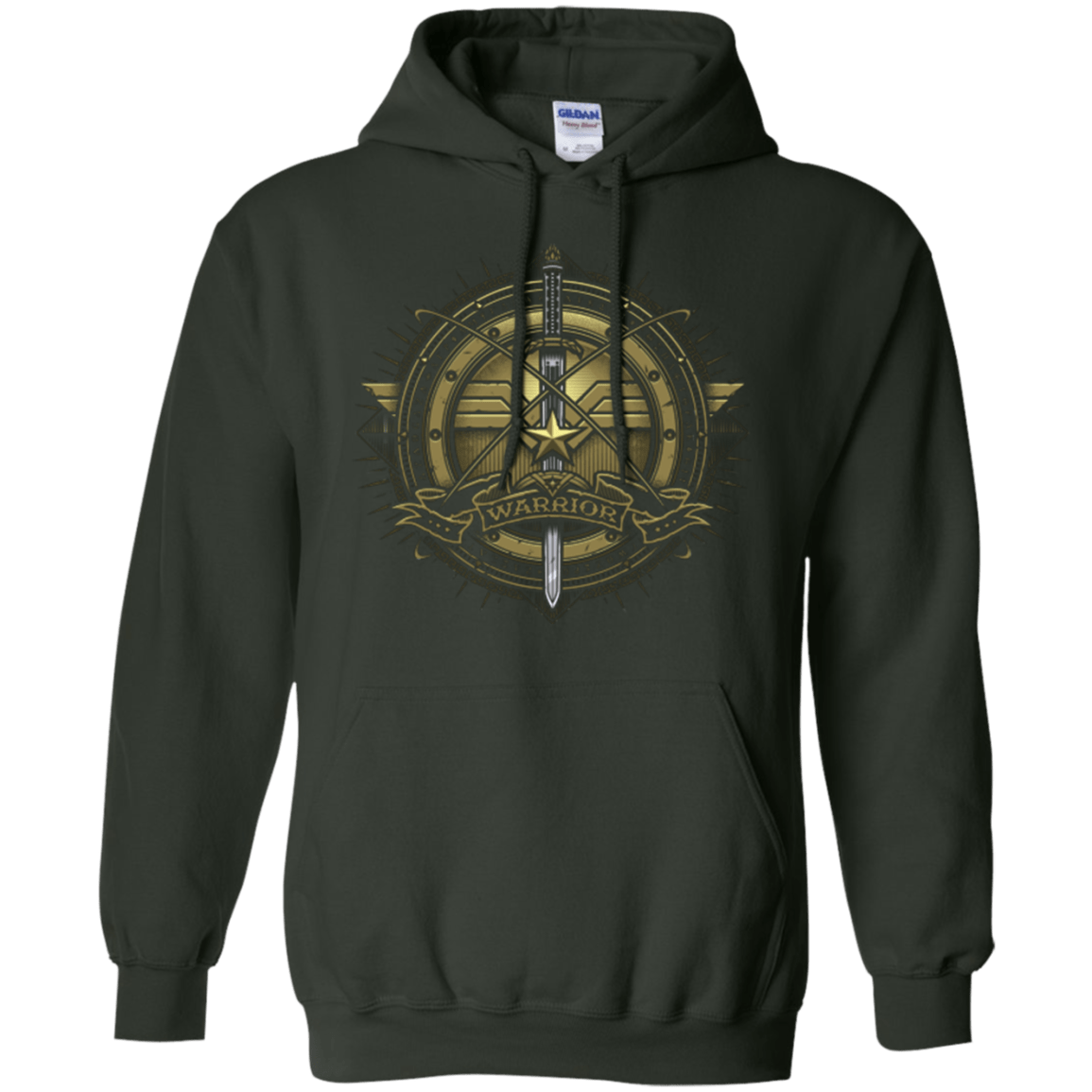 Sweatshirts Forest Green / Small Wonderfull Warrior Pullover Hoodie